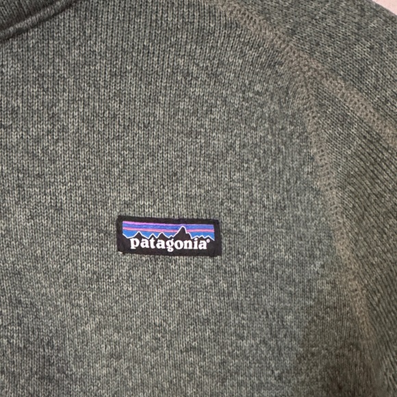 Womens Patagonia Green Better sweater Half-Zip Fleece - Picture 2 of 4